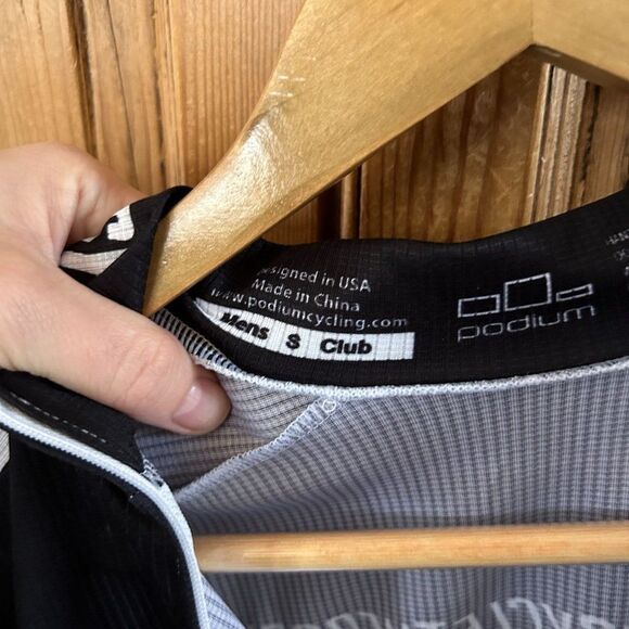 Men's Podium Small Cycling Jersey Therapy Full Zip Short Sleeve - Picture 10 of 10